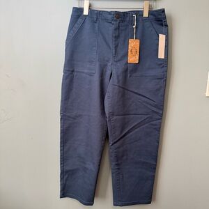 Mason & Belle Stitch Fix Blue Cropped Chino Pants. NWT. Women’s Size 14